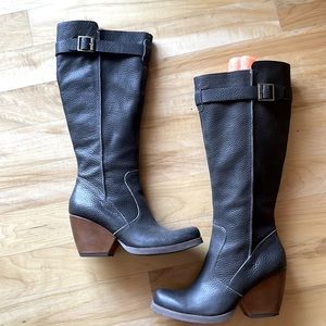 Like new condition Kork-Ease tall boots. Versatile color, wedge heel.